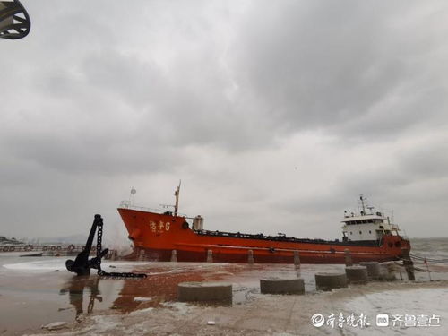 锚链断裂漂航至海水浴场 烟台海域一避风货轮搁浅